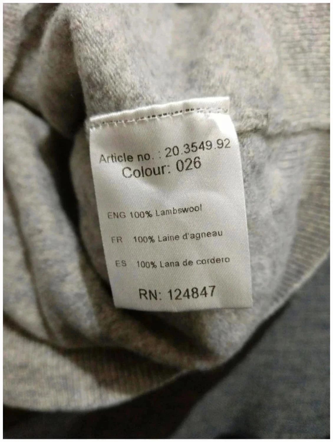 C20 pull gris McGregor W26 – photo 5